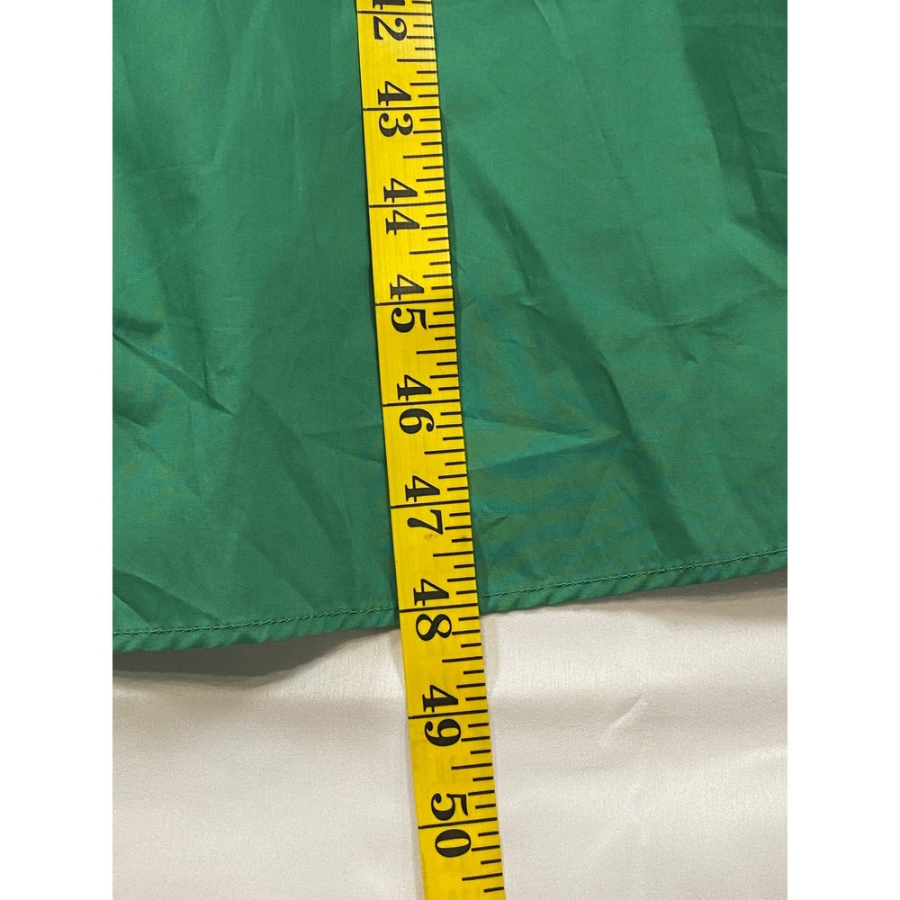 Hyacinth House Tuckernuck Green Ruffle Neck Midi Dress Womens XL Poplin - Picture 9 of 10